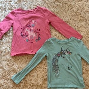 Two Horse Tshirts Gap & Garnet Hill